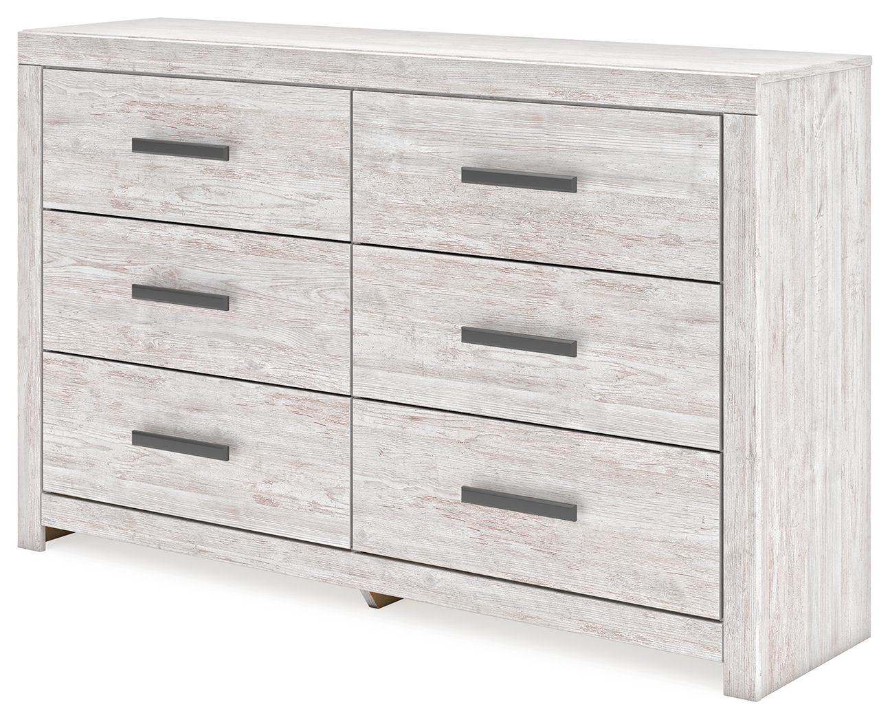 Cayboni - Whitewash - Six Drawer Dresser - Forward Furniture
