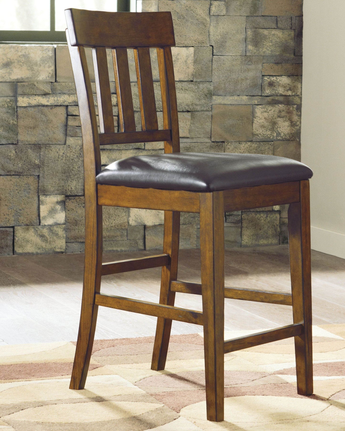 Ralene - Medium Brown - Upholstered Barstool (Set of 2) - Forward Furniture