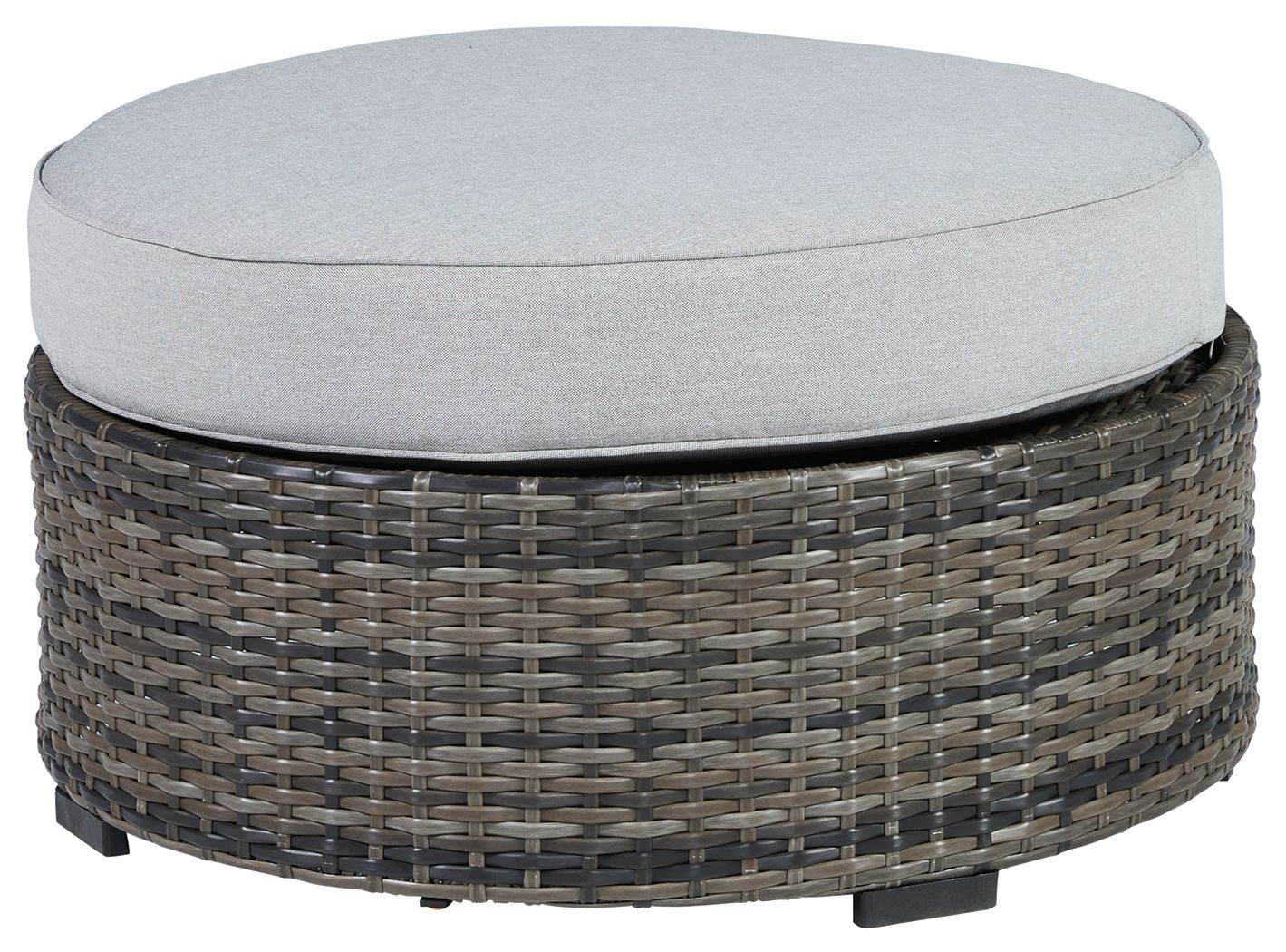 Harbor Court - Gray - Ottoman with Cushion - Forward Furniture