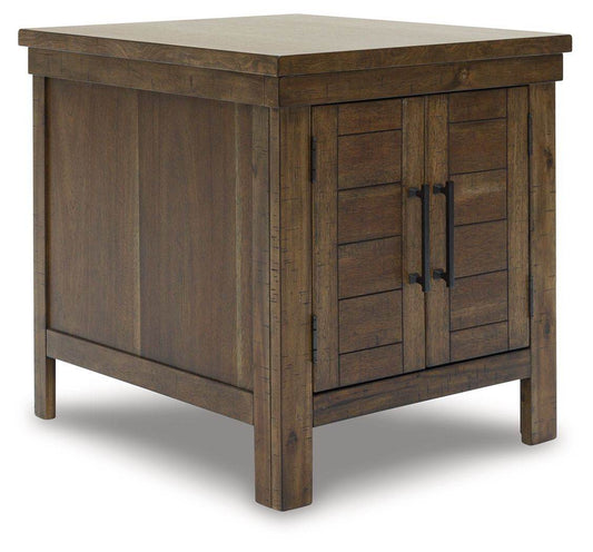 Moriville - Grayish Brown - Rectangular End Table - Forward Furniture