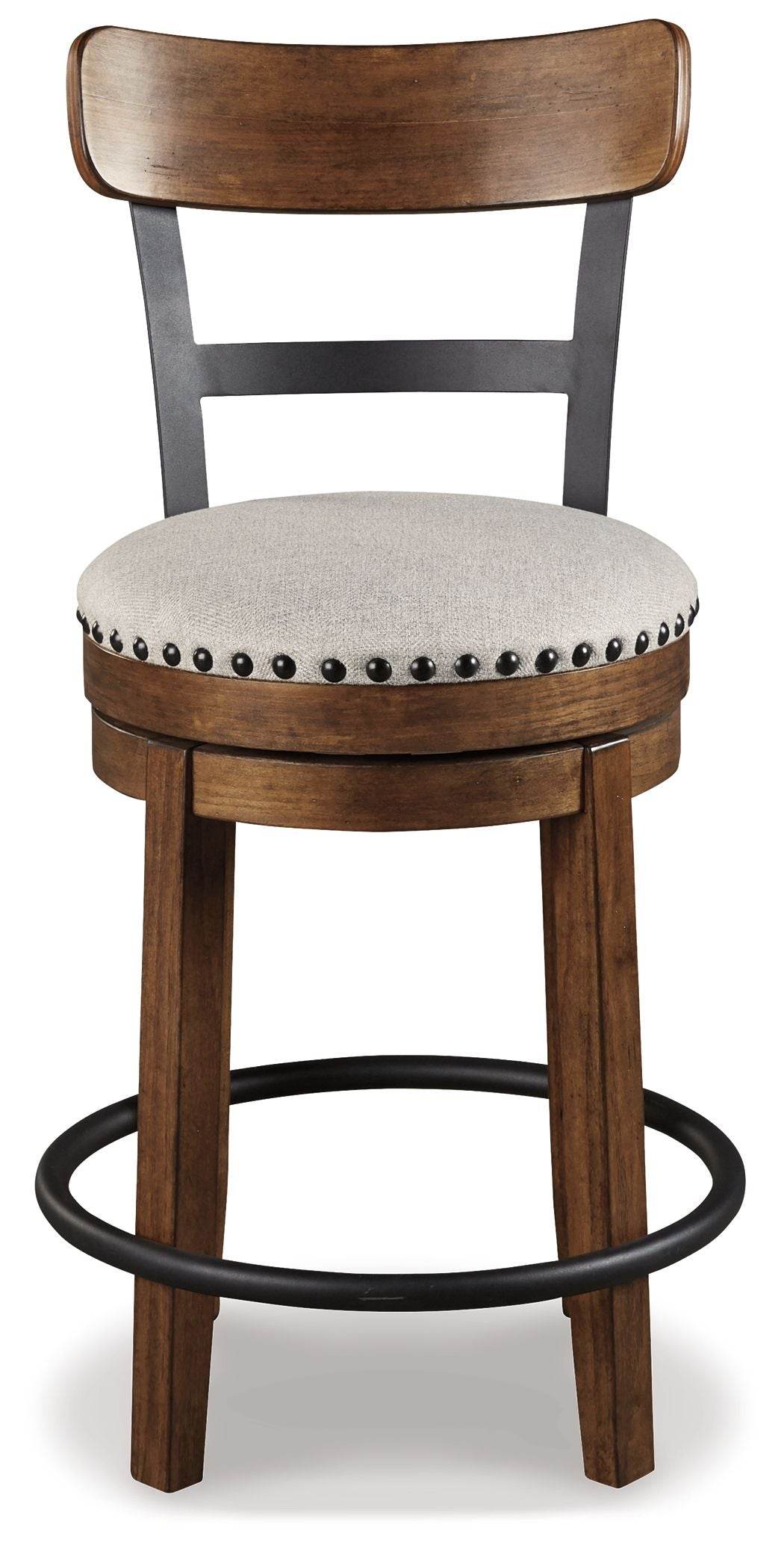 Valebeck - Full Back Swivel Stool - Forward Furniture