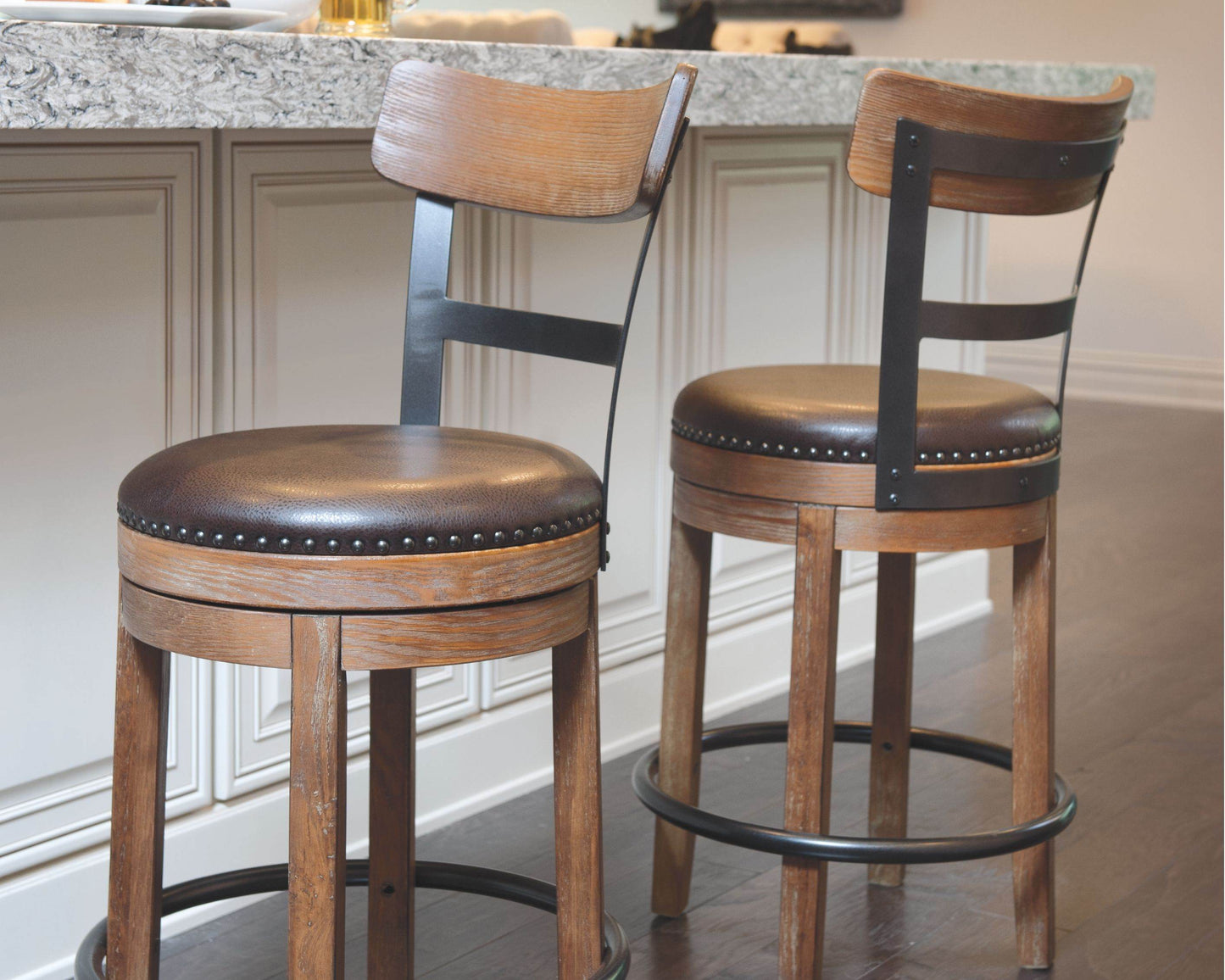 Pinnadel - Swivel Barstool - Forward Furniture