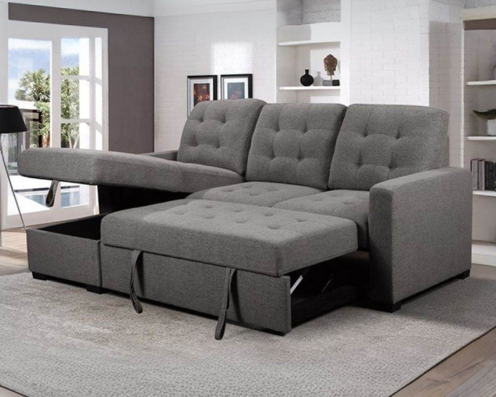 Dyno Reversible Sectional with Sleeper Storage - Forward Furniture