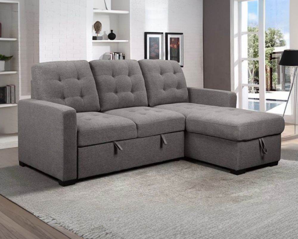 Dyno Reversible Sectional with Sleeper Storage - Forward Furniture
