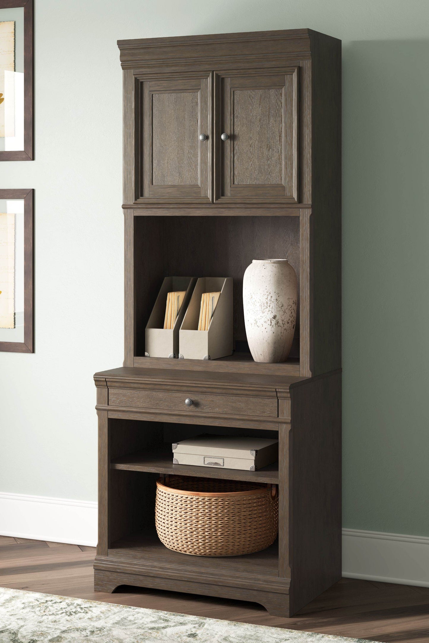 Janismore - Weathered Gray - Bookcase - Forward Furniture