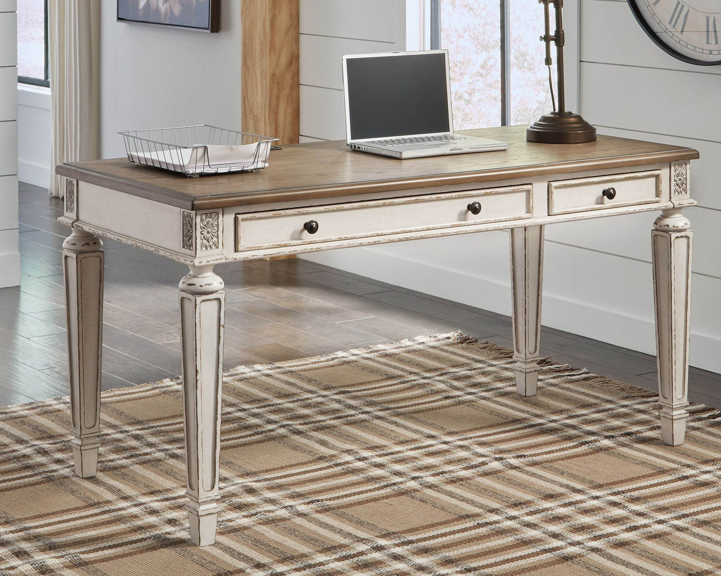 Realyn - Light Brown - Home Office Desk - Forward Furniture