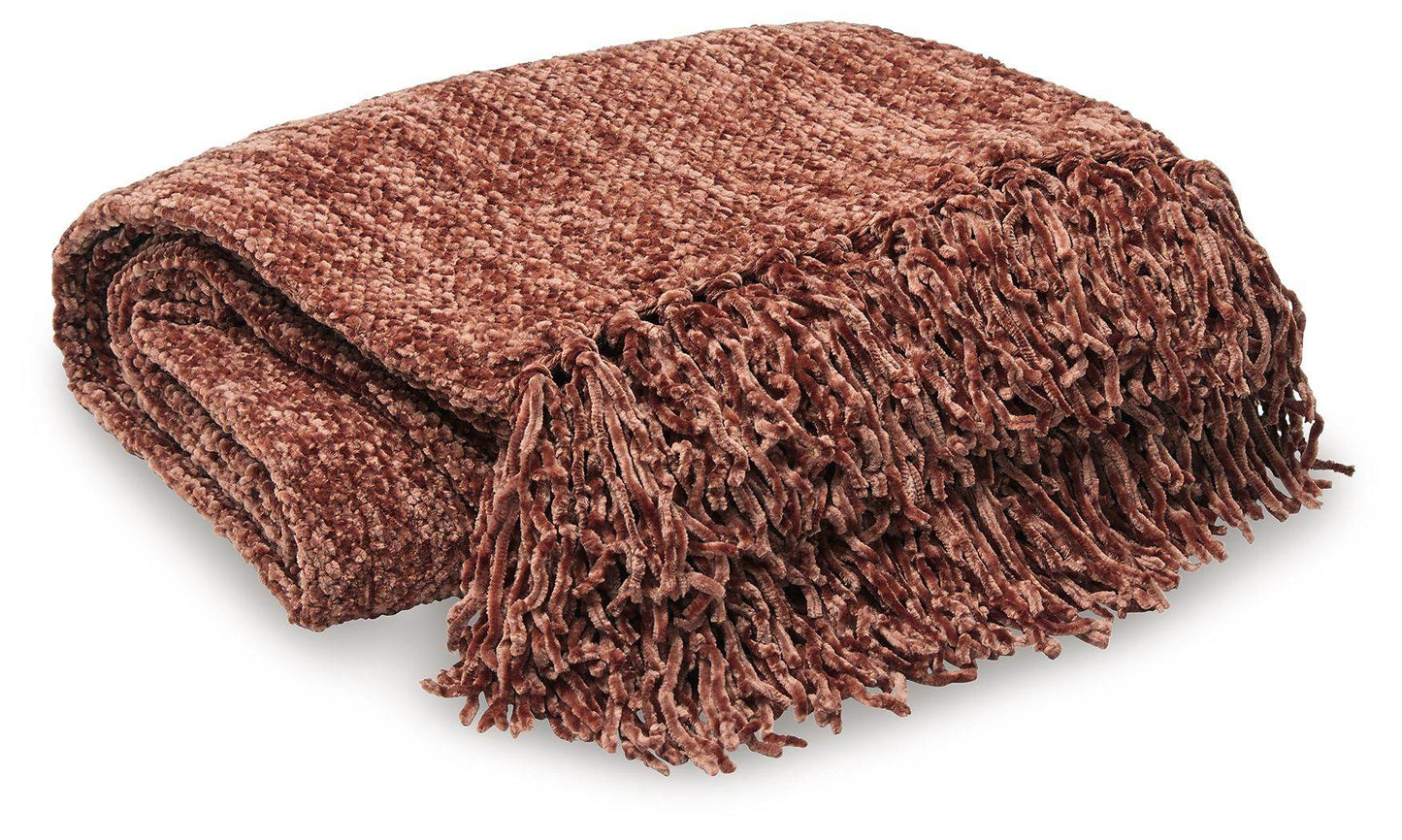 Tamish - Rust - Throw (Set of 3) - Forward Furniture