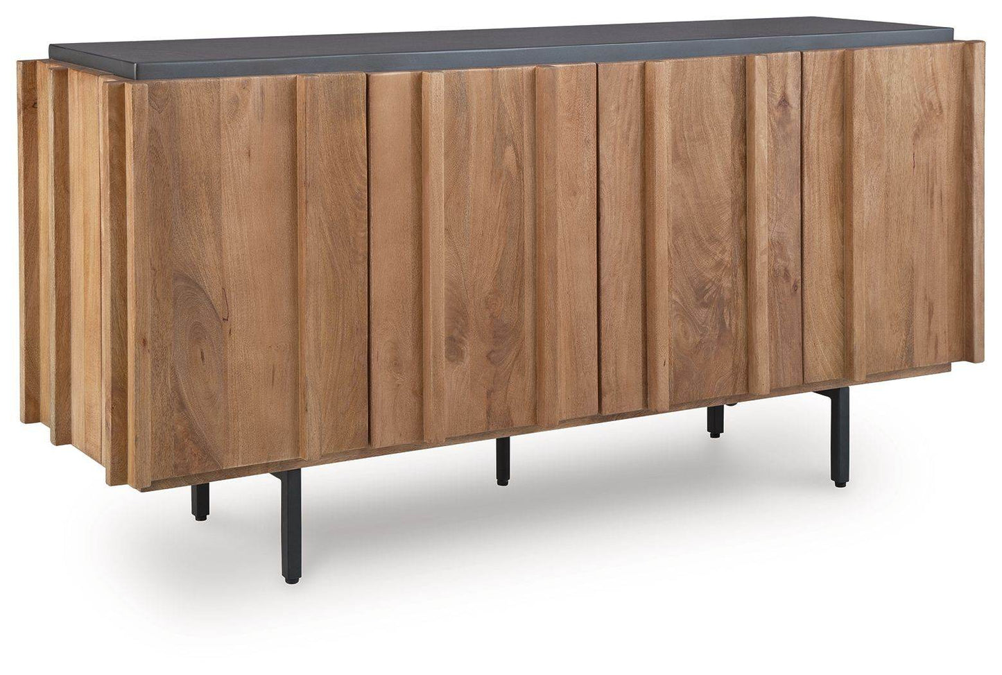 Quintavious - Brown / Charcoal - Accent Cabinet