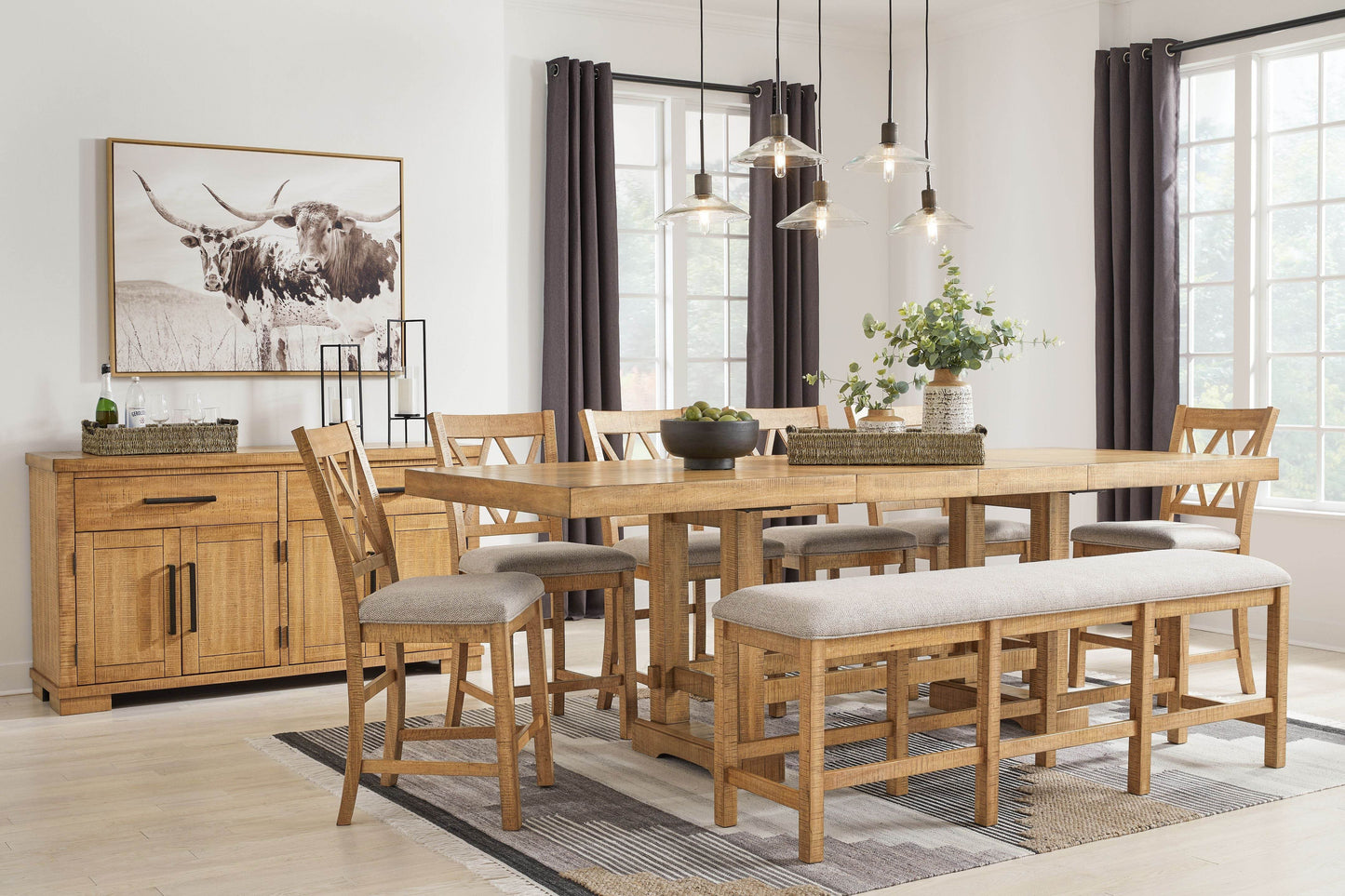 Havonplane - Counter Dining Set - Forward Furniture