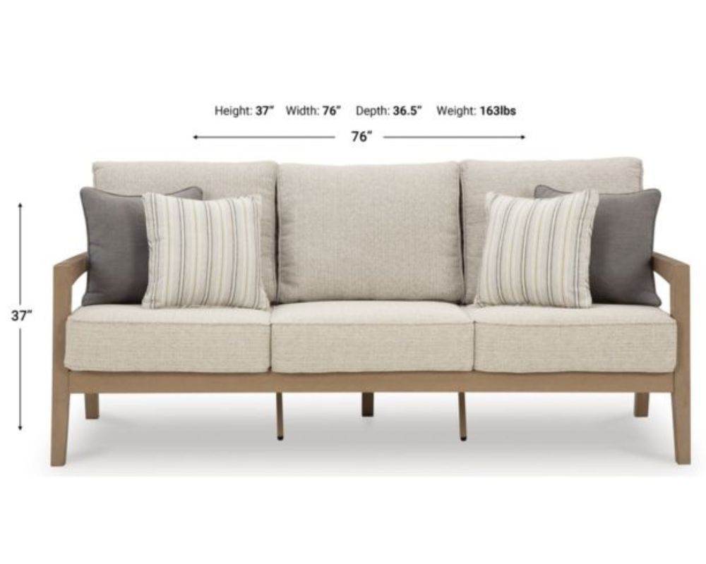 Hallow Creek - Driftwood - Loveseat With Cushion - Forward Furniture