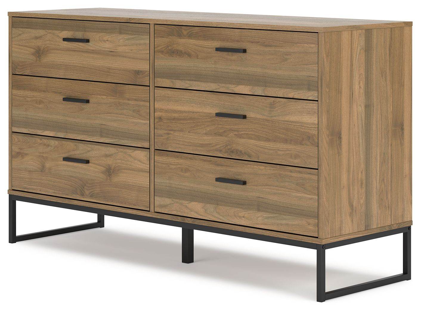 Deanlow - Honey - Six Drawer Dresser - Forward Furniture