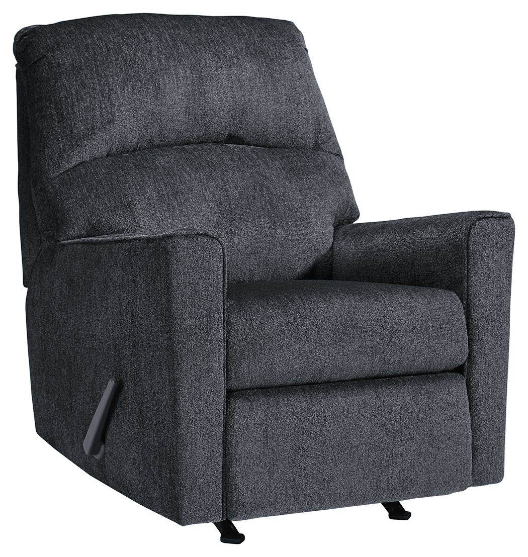 Altari - Slate - Rocker Recliner - Fabric - Forward Furniture