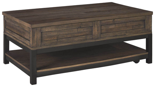 Johurst - Grayish Brown - LIFT TOP COCKTAIL TABLE - Forward Furniture