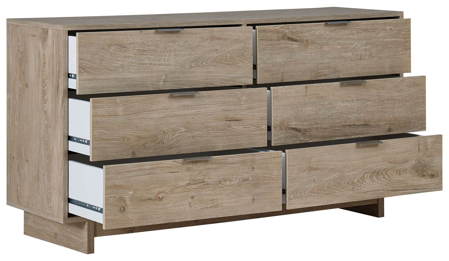 Oliah - Beige - Six Drawer Dresser - 31'' Height - Forward Furniture