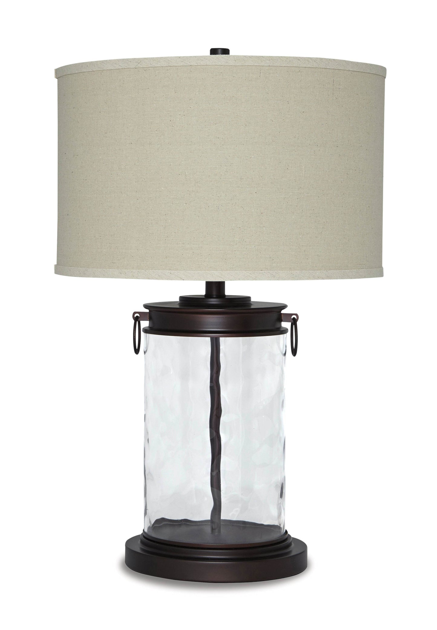 Tailynn - Clear / Bronze Finish - Glass Table Lamp - Forward Furniture
