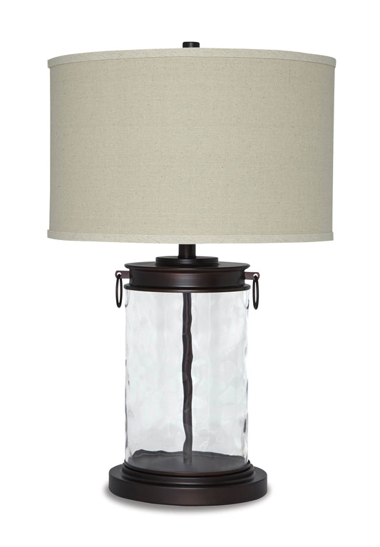 Tailynn - Clear / Bronze Finish - Glass Table Lamp - Forward Furniture