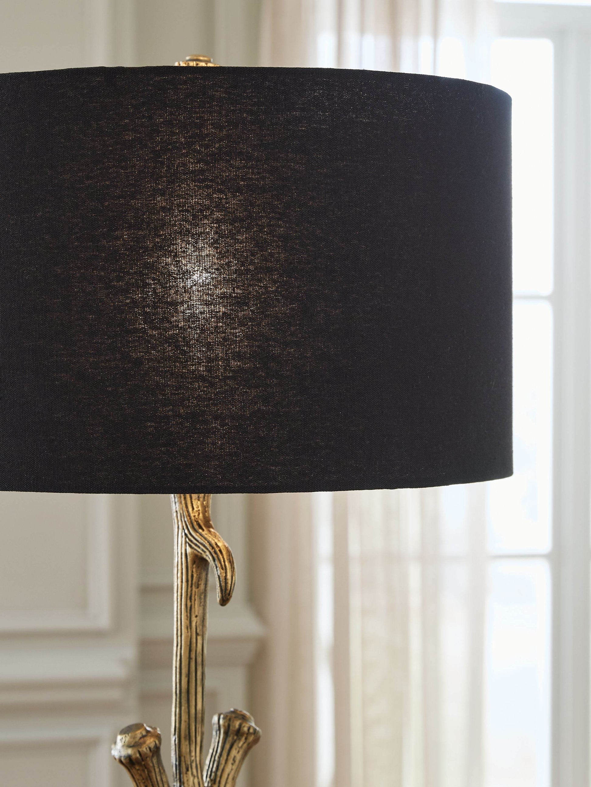 Josney - Antique Gold Finish - Metal Table Lamp - Forward Furniture