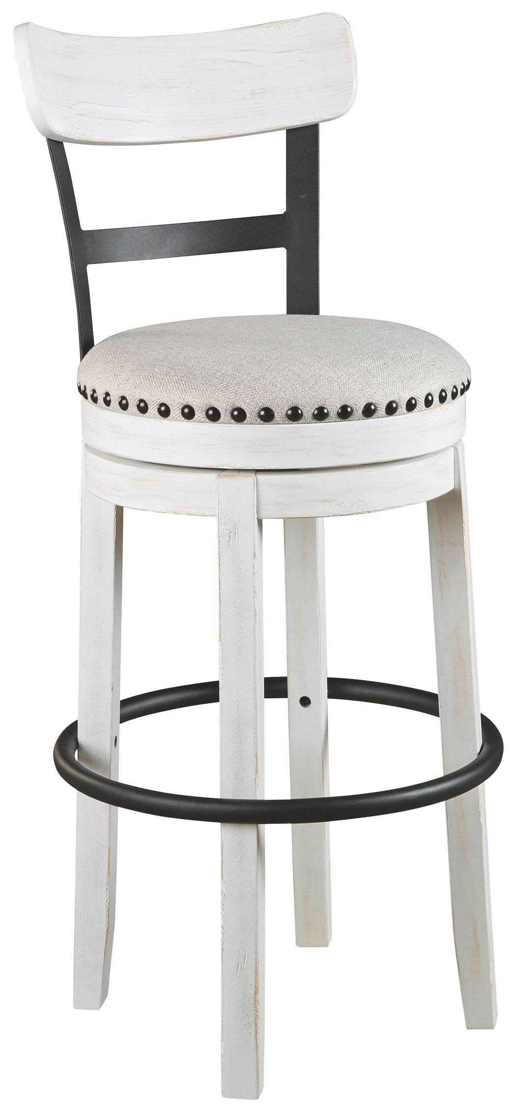 Valebeck - Tall Upholstered Swivel Barstool - Forward Furniture
