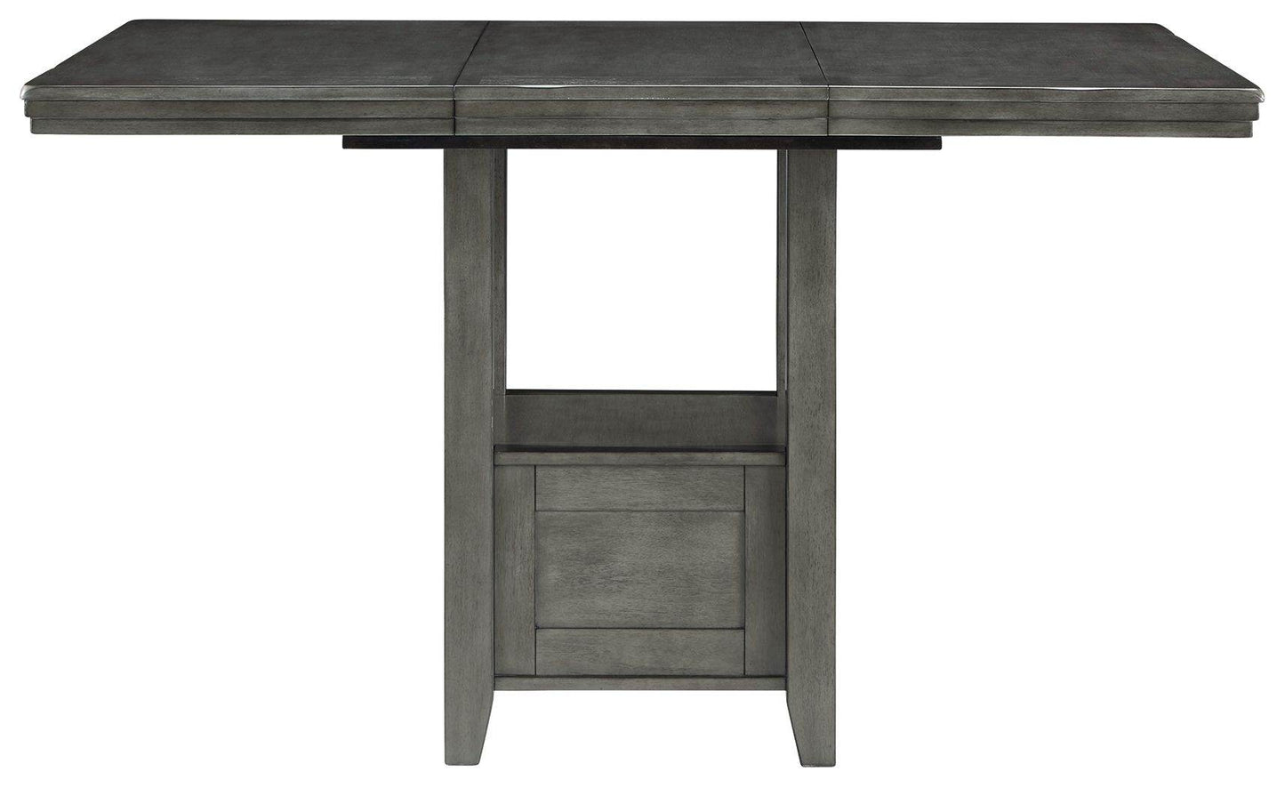 Hallanden - Gray - Rectangular Dining Room Counter Extension Table - Forward Furniture