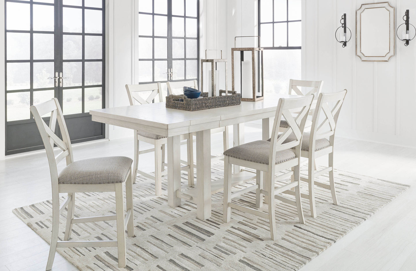 Robbinsdale - Rectangular Counter Height Dining Extension Table Set - Forward Furniture