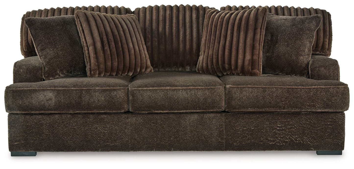 Aylesworth - Chocolate - Sofa - Forward Furniture