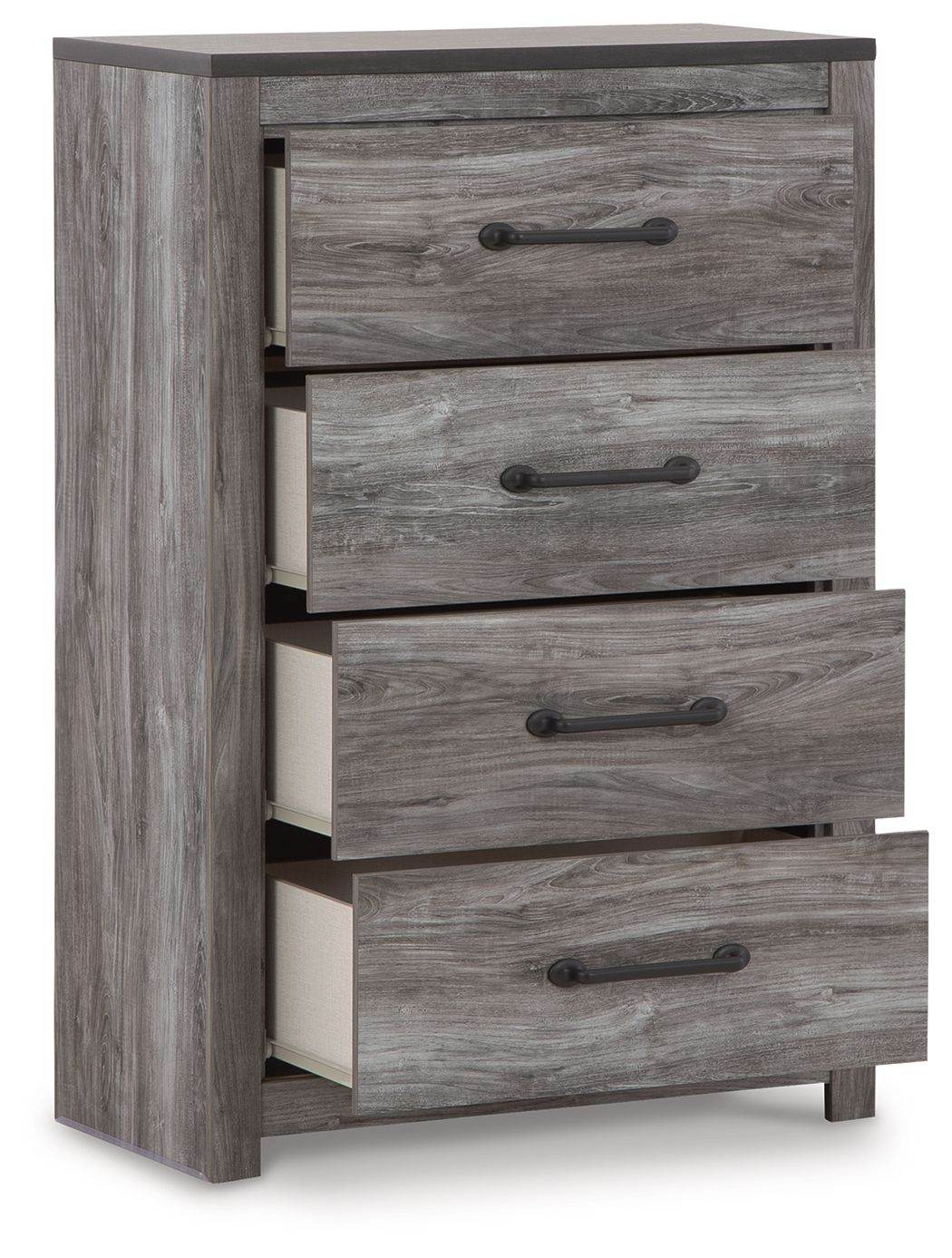 Bronyan - Dark Gray - Four Drawer Chest - Forward Furniture