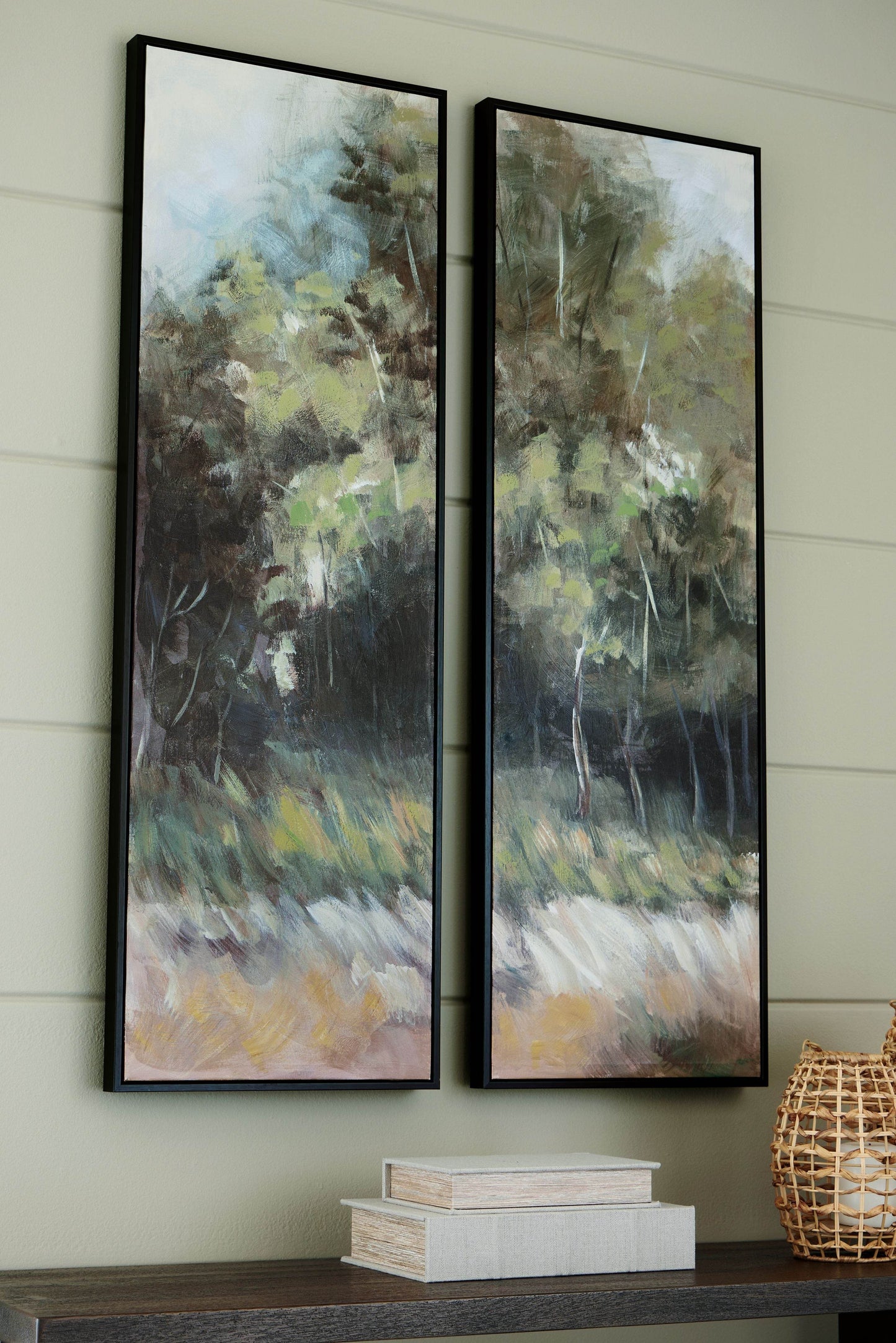Dansot - Green / Brown - Wall Art Set (Set of 2) - Forward Furniture