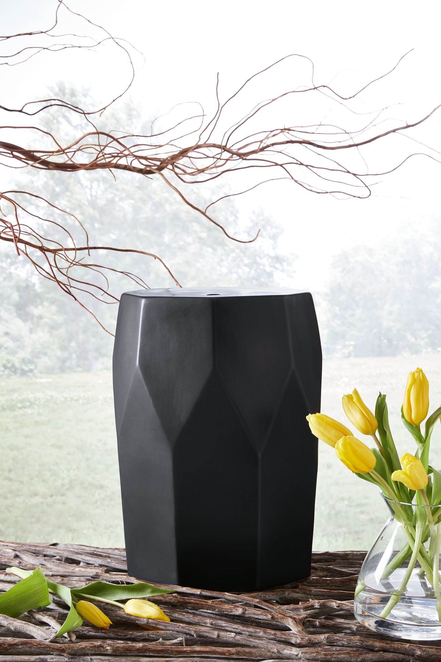 Rhysworth - Black - Stool - Forward Furniture