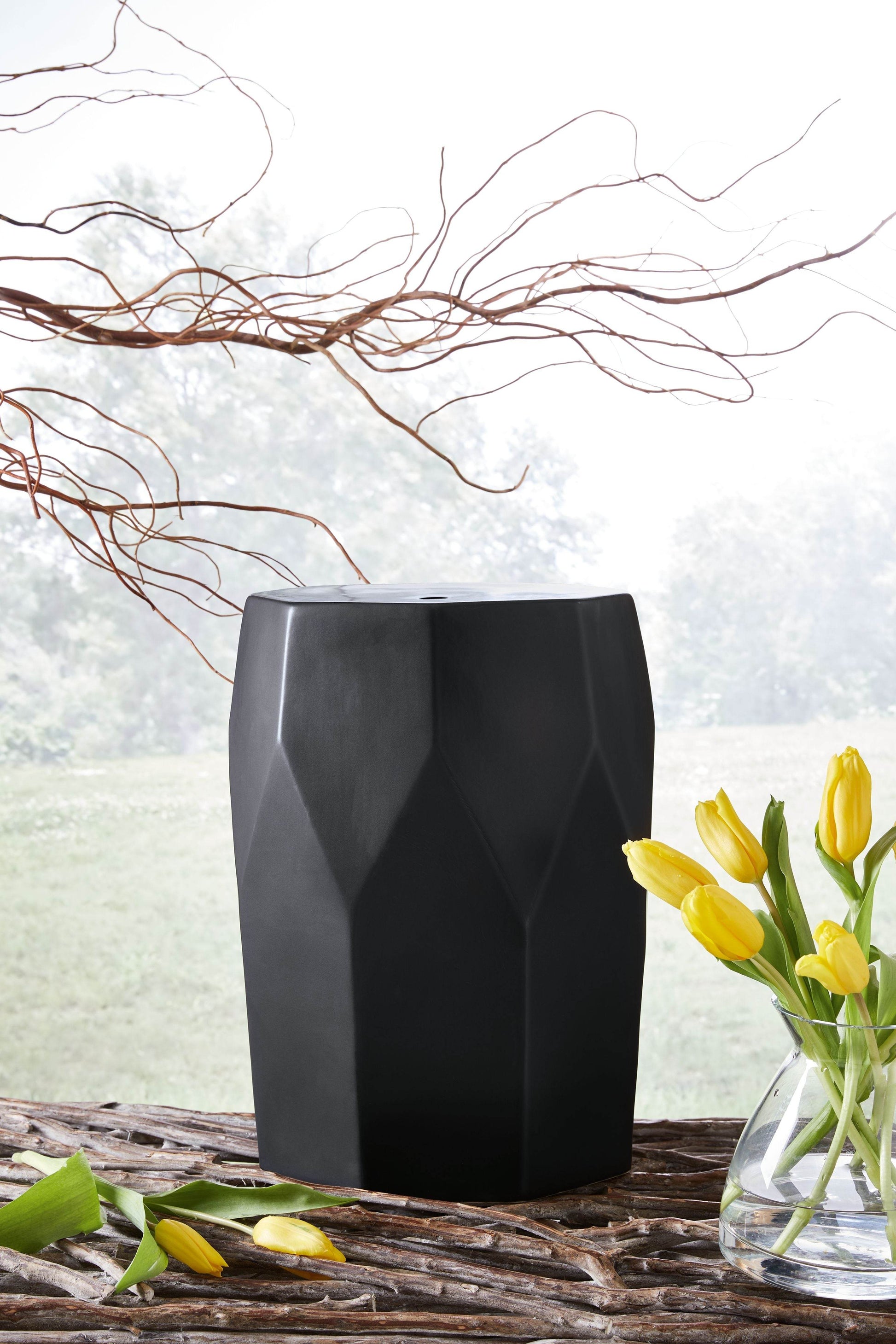 Rhysworth - Black - Stool - Forward Furniture