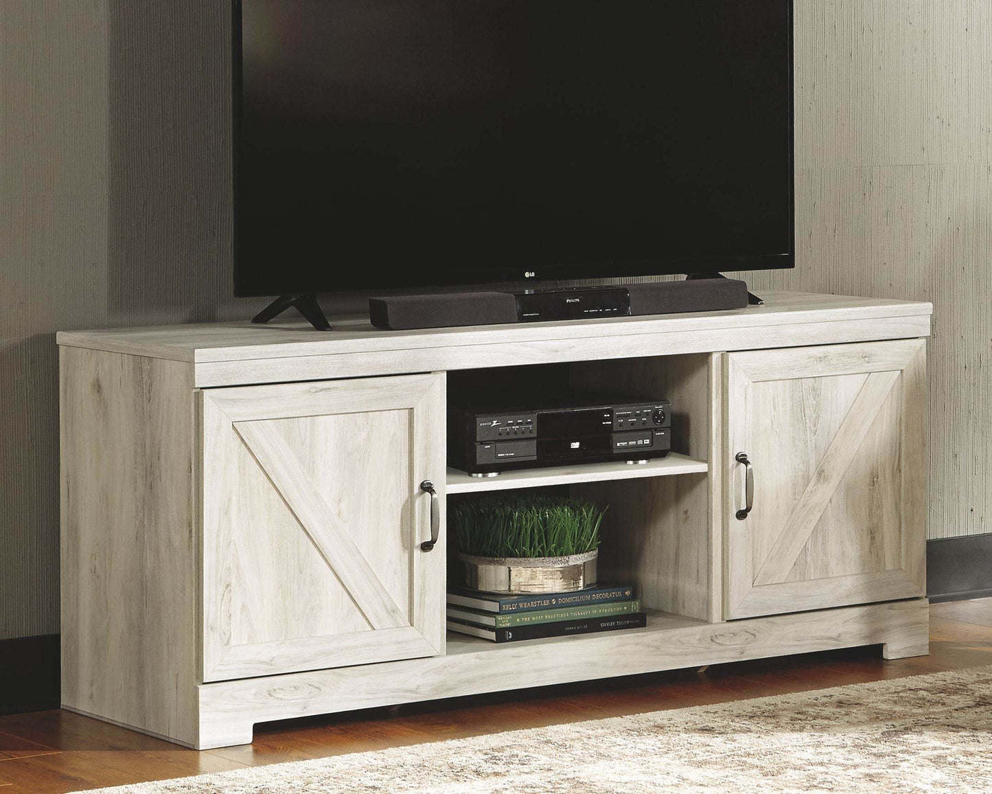 Bellaby - TV Stand W/Fireplace Option - Forward Furniture