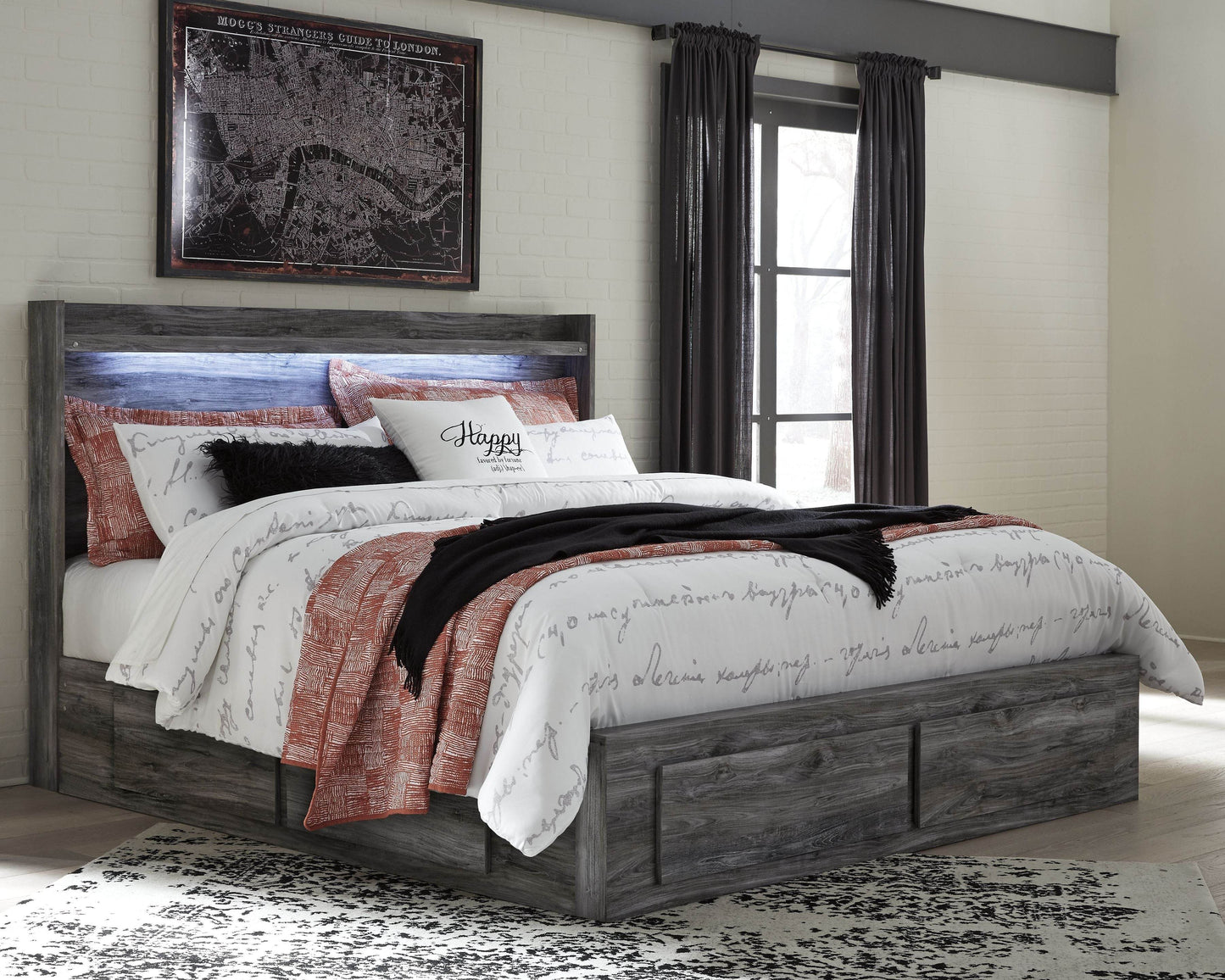 Baystorm - LED Panel Bed - Forward Furniture