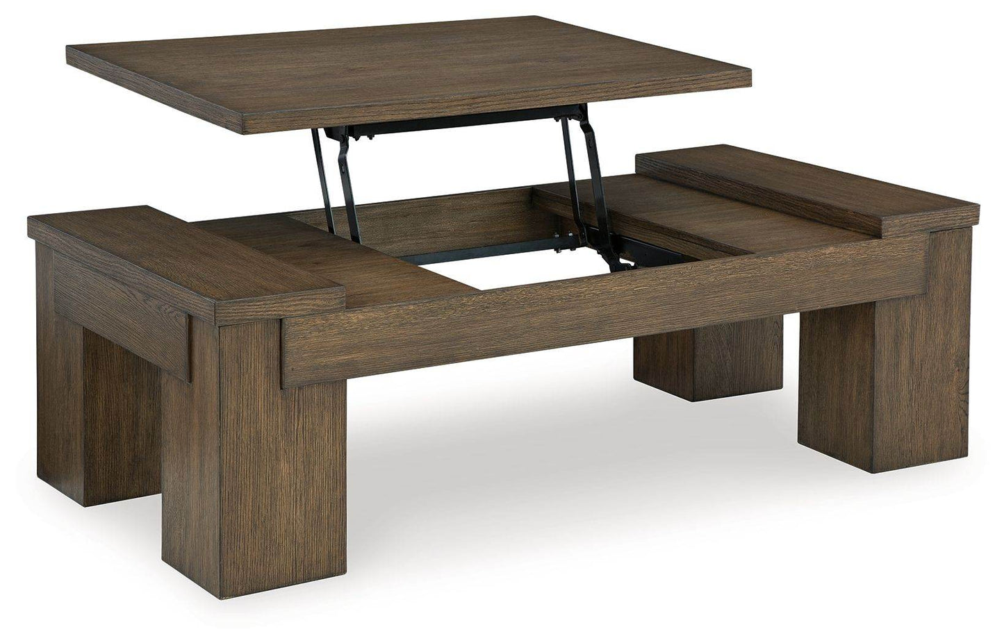 Rosswain - Warm Brown - Lift Top Cocktail Table - Forward Furniture