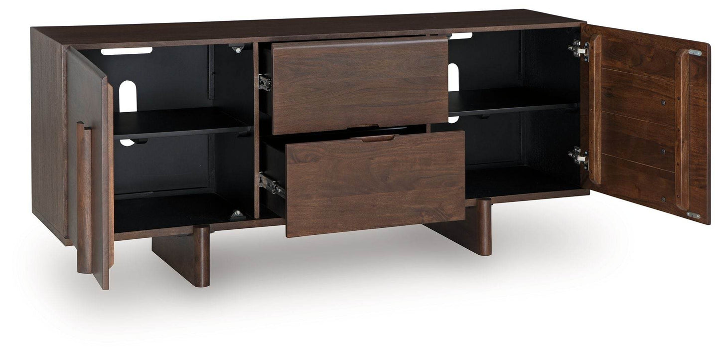 Kydler - Medium Brown - Accent Cabinet - Forward Furniture