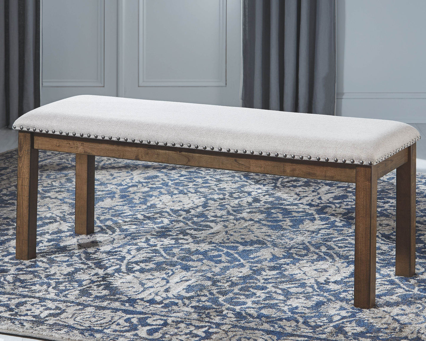 Moriville - Beige - Upholstered Bench - Forward Furniture