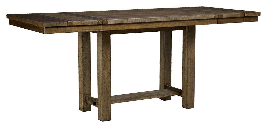 Moriville - Grayish Brown - Rectangular Dining Room Counter Extension Table - Forward Furniture