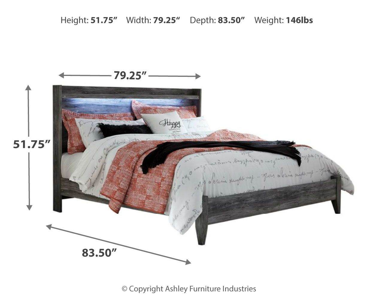 Baystorm - LED Panel Bed - Forward Furniture