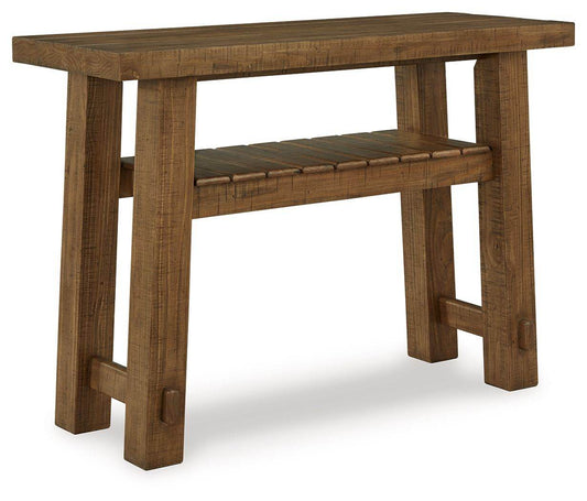 Mackifeld - Warm Brown - Sofa Table - Forward Furniture