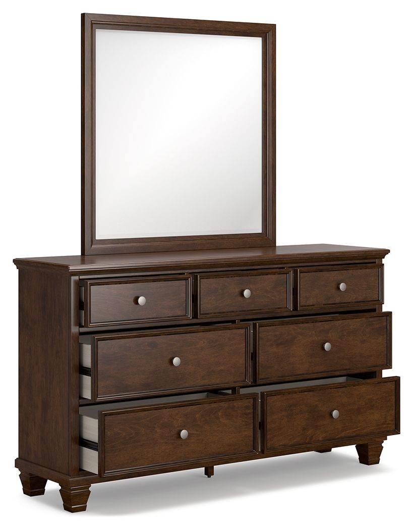 Danabrin - Brown - Dresser And Mirror - Forward Furniture