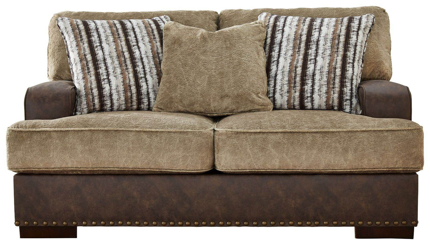 Alesbury - Chocolate - Loveseat - Forward Furniture