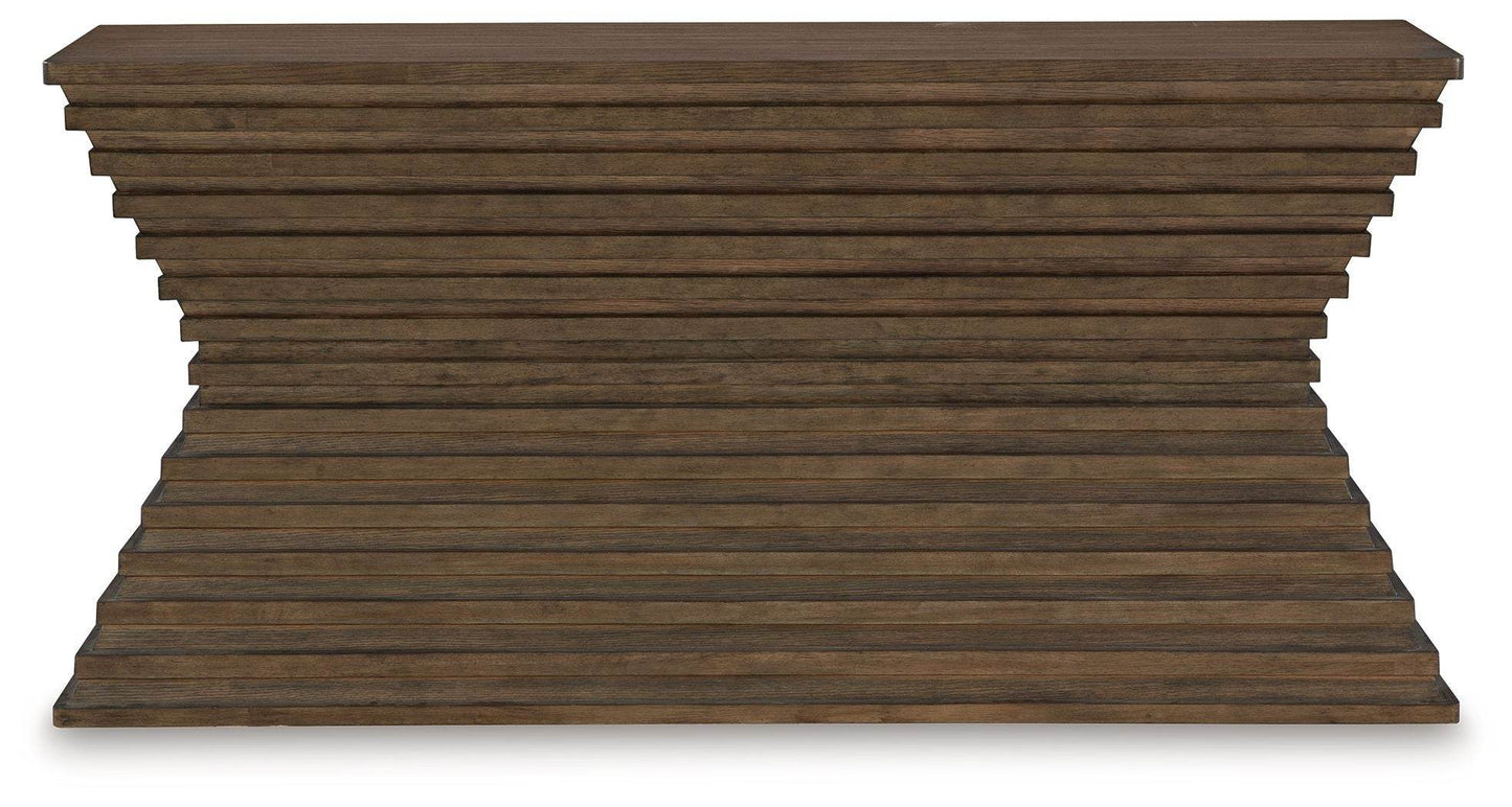 Hannodream - Warm Brown - Sofa Table - Forward Furniture