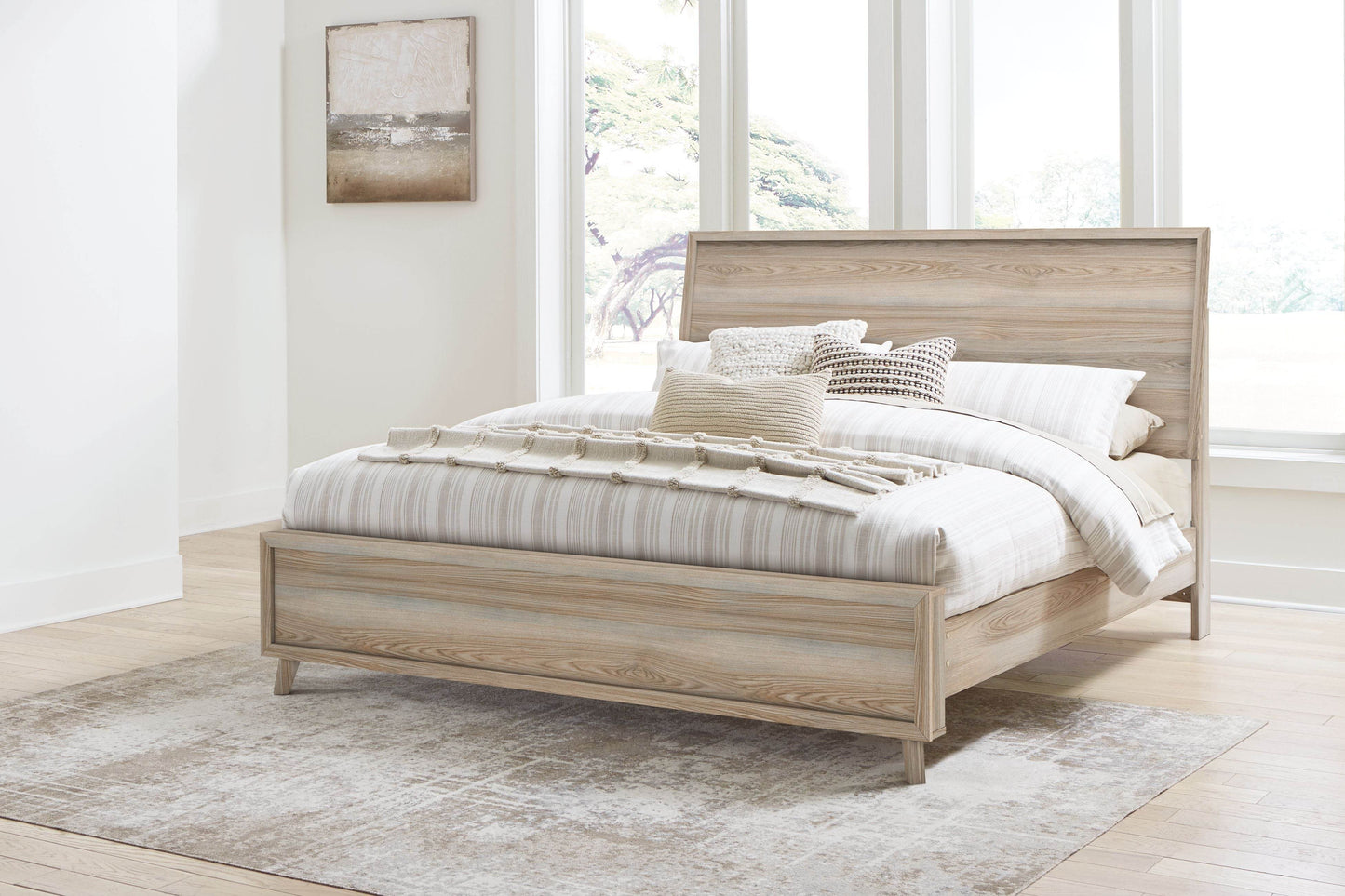 Hasbrick - Panel Bed With Framed Panel Footboard - Forward Furniture