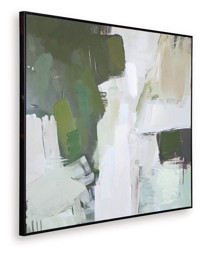 Vinick - Green / Gray / White - Wall Art - Forward Furniture