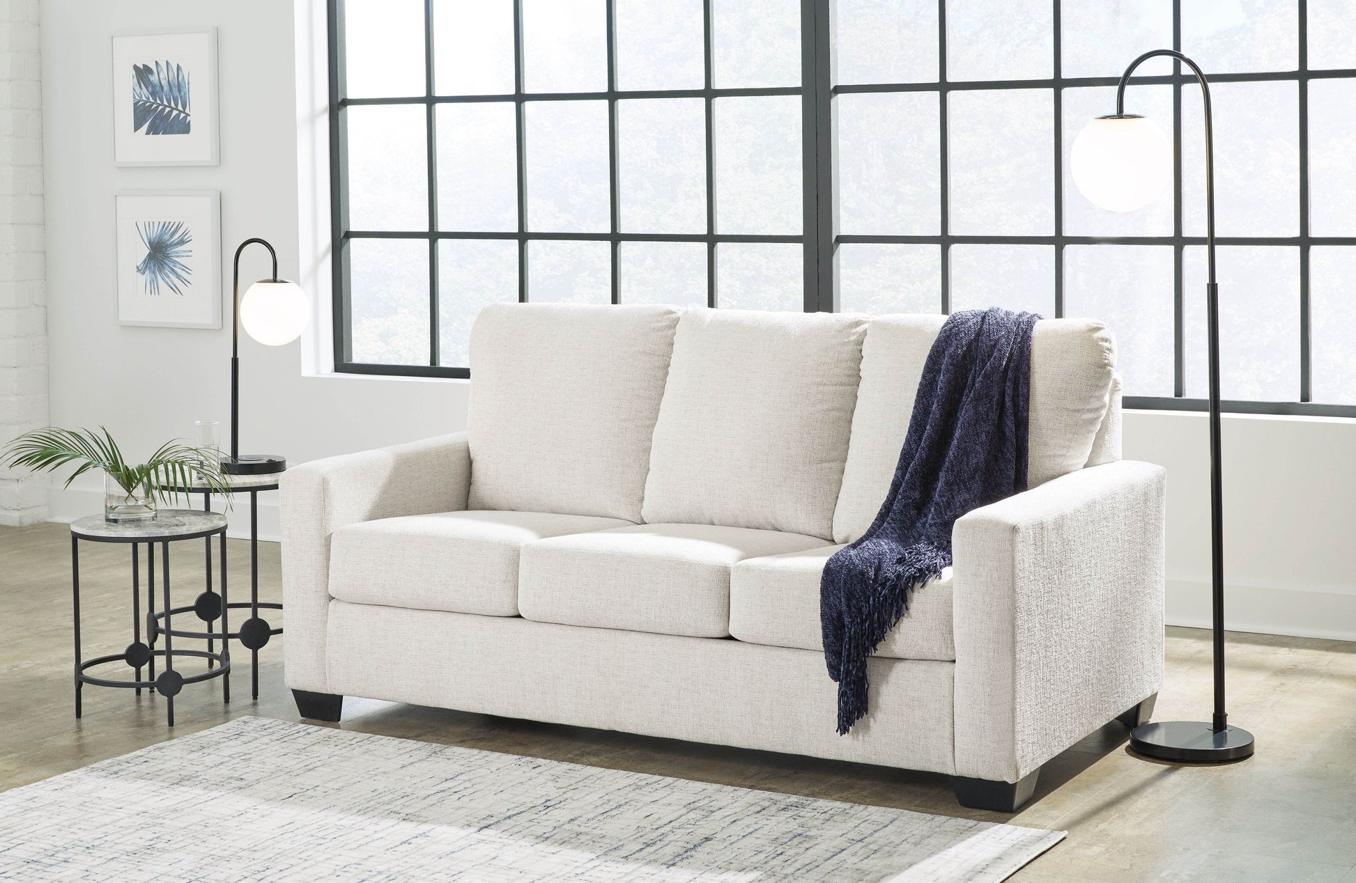 Rannis - Snow - Full Sofa Sleeper - Fabric - Forward Furniture