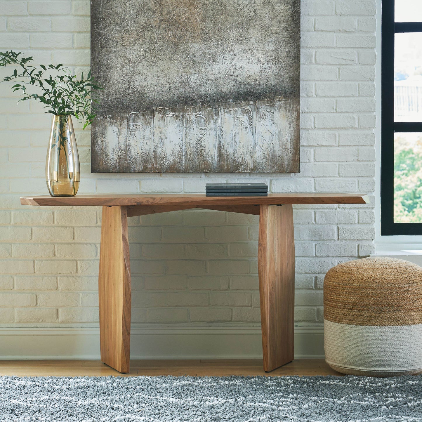 Holward - Natural - Console Sofa Table - Forward Furniture