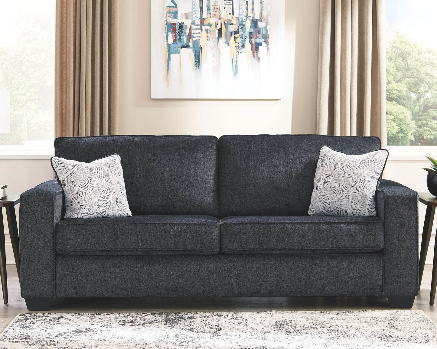 Altari - Slate - Queen Sofa Sleeper - Fabric - Forward Furniture