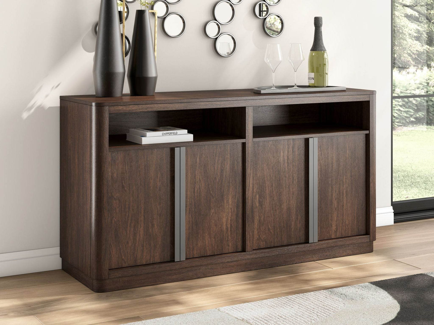 Dilenno - Dark Brown - Dining Room Server - Forward Furniture