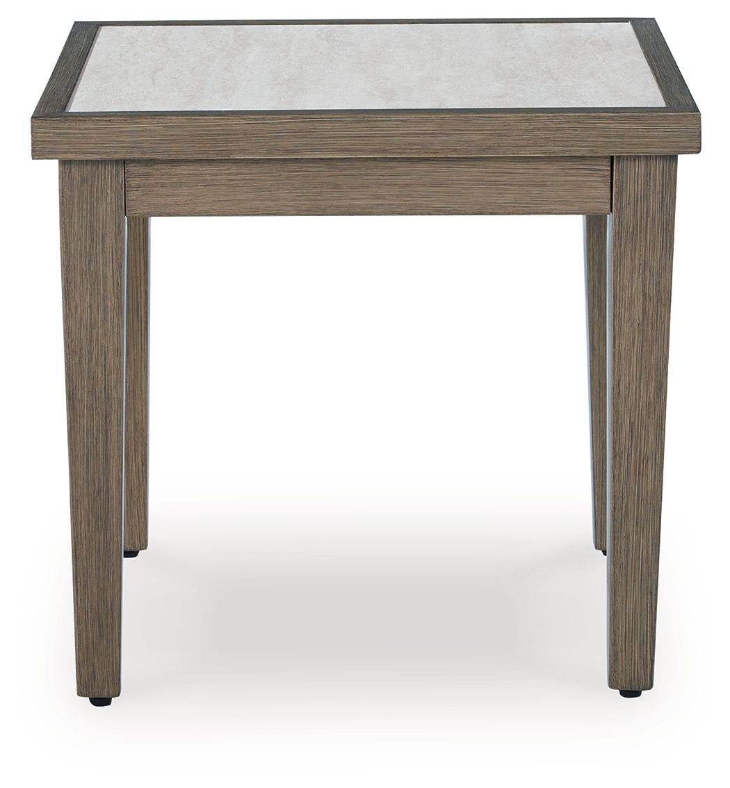 Rainier Ranch - Brown / Beige - Square End Table - Forward Furniture