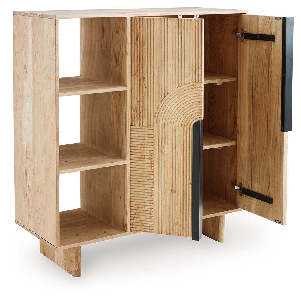 Kierwell - Natural - Accent Cabinet - Forward Furniture