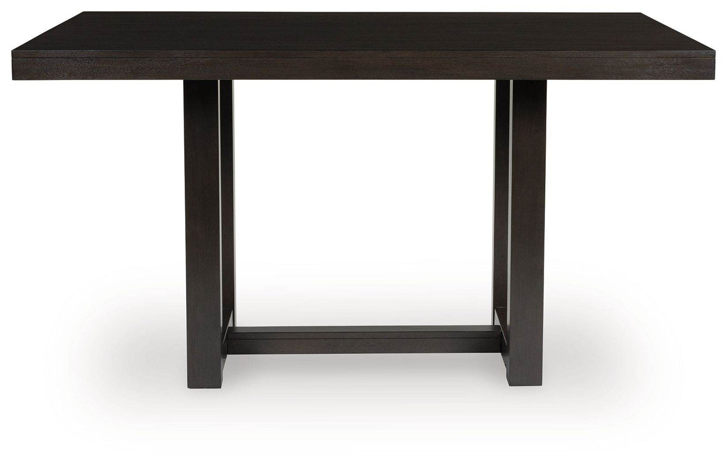 Neymorton - Dark Grayish Brown - 5 Pc. - Rectangular Dining Room Counter Table, 4 Barstools - Forward Furniture