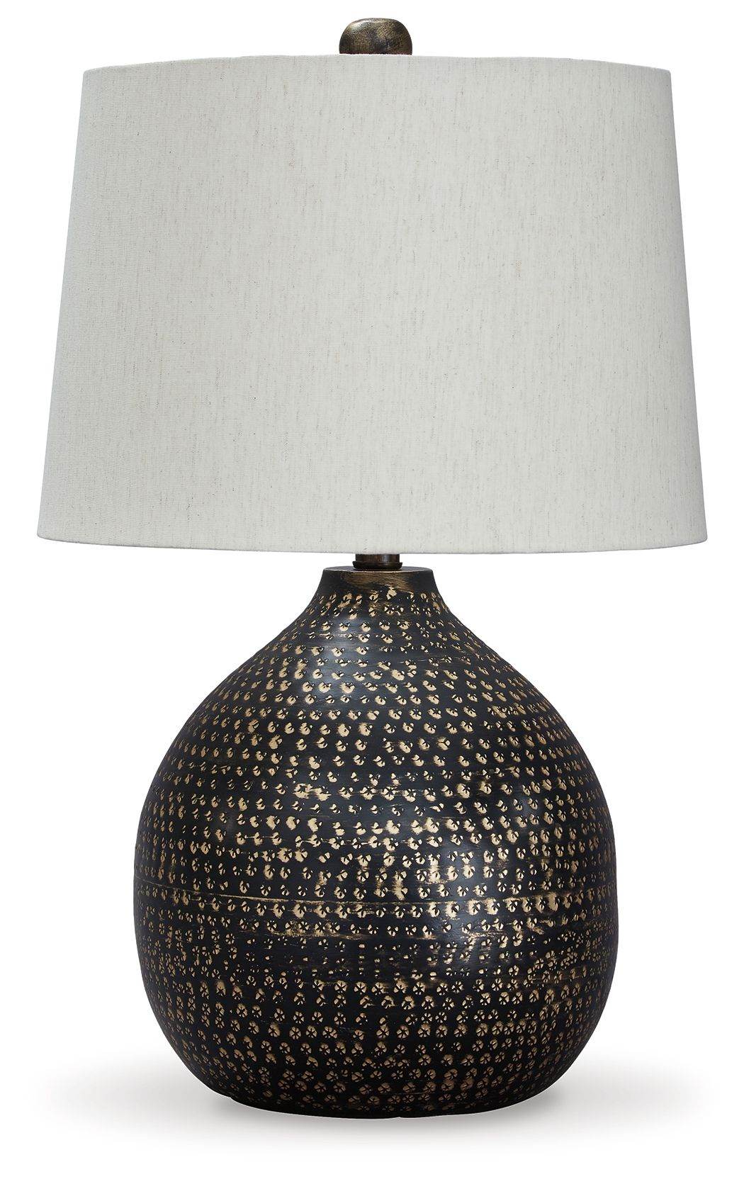 Maire - Black / Gold Finish - Metal Table Lamp - Forward Furniture